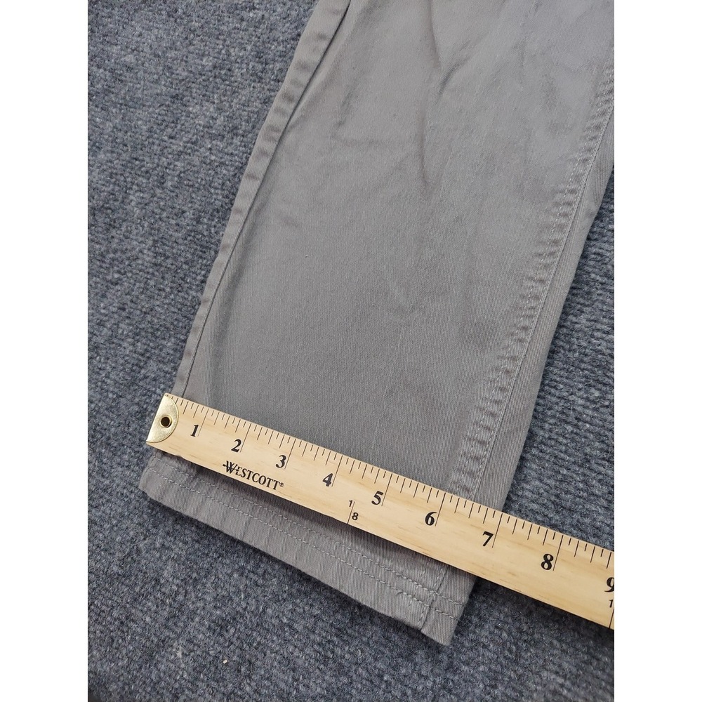 Oakley Chino Pants‎ Mens 36x32 Gray Straight Lightweight Casual Stretch Logo - Picture 6 of 12
